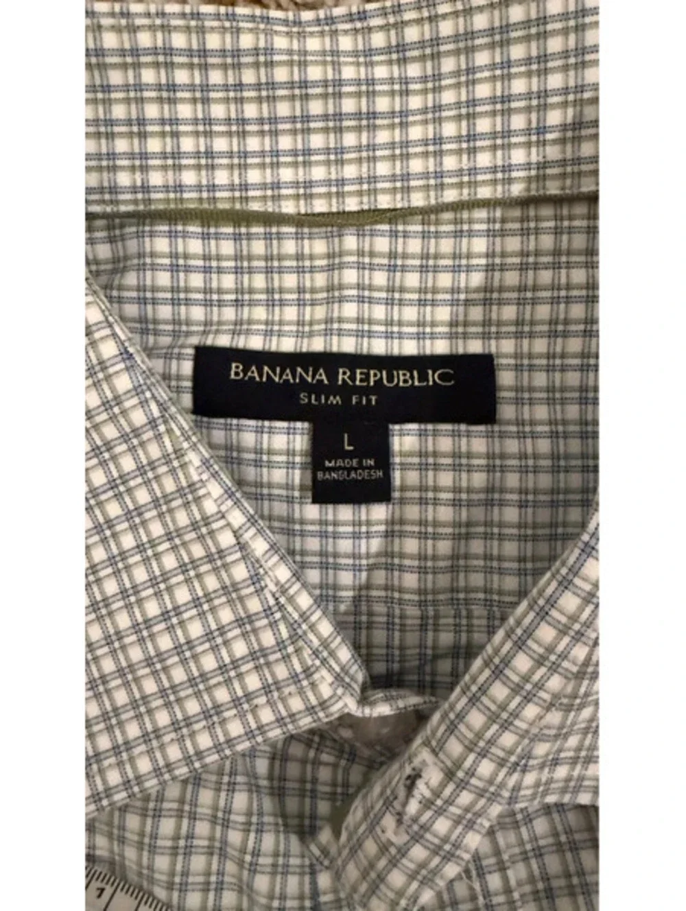Banana Republic Shirt Lot 6 L Slim Cotton Non-Iron